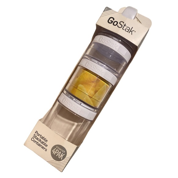 🆕 GoStack Portable Snack Snap Storage Containers NWT - Picture 1 of 4